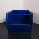 Children's Large Dark Blue Metal MARS Stackable Storage Crates