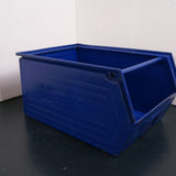 Children's Large Dark Blue Metal MARS Stackable Storage Crates