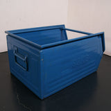 Children's Large Light Blue Metal MARS Stackable Storage Crates