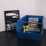 Children's Large Light Blue Metal MARS Stackable Storage Crates