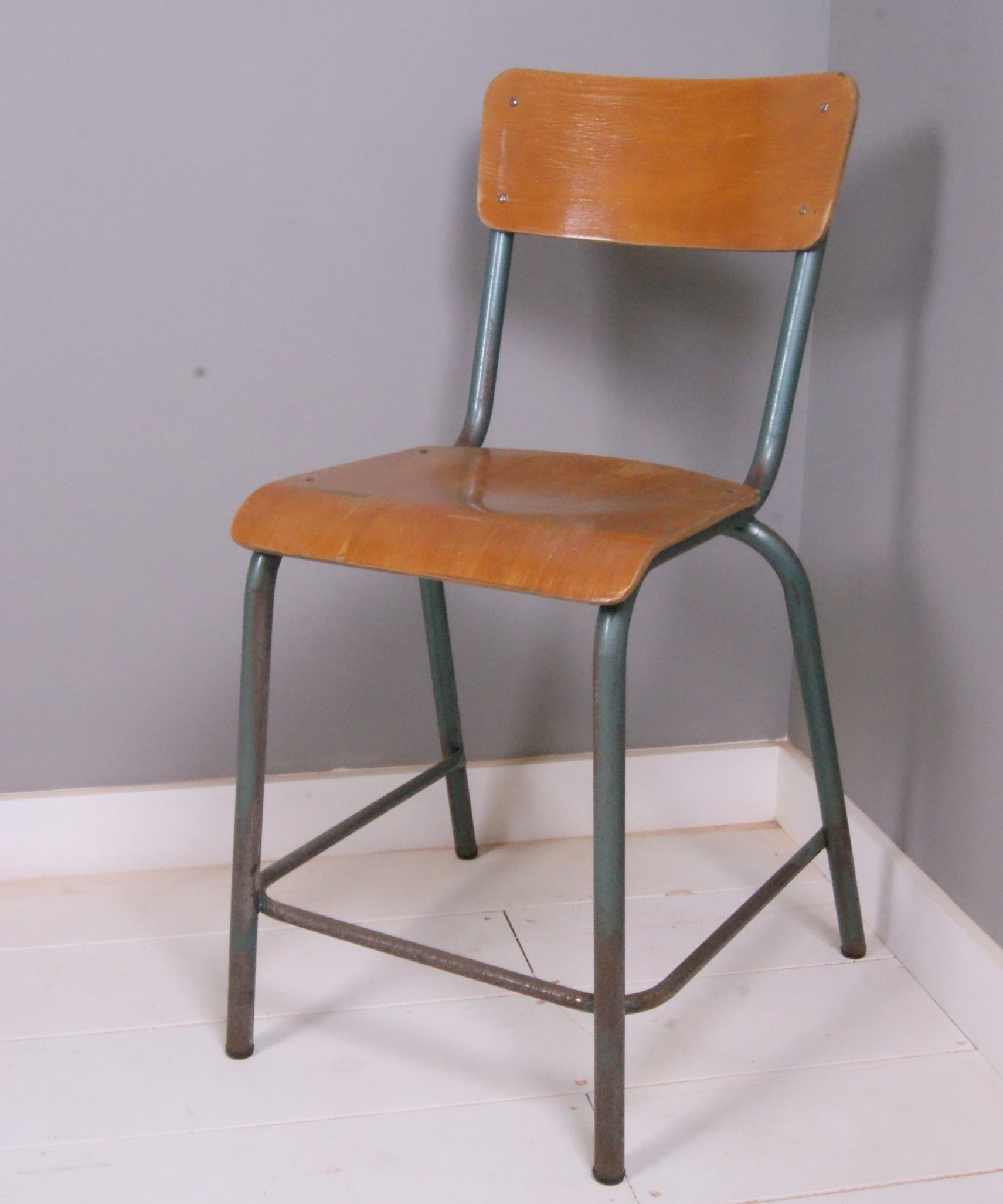 Children's Vintage French Metal Chairs