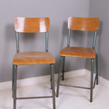 Children's Vintage French Metal Chairs