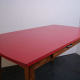 Children's Table with Red Formica Top
