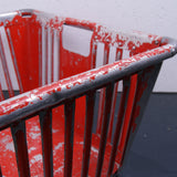 Children's Large Red Storage Basket from Germany