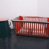 Children's Large Red Storage Basket from Germany
