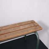 Children's Large Vintage French School Bench