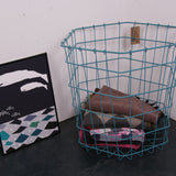 Children's Large Turquoise Hexagonal Storage Basket
