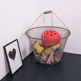 Children's Large Wire Storage Basket with Detachable Handle