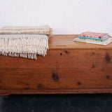 Children's Large Wooden Storage Chest on Castors