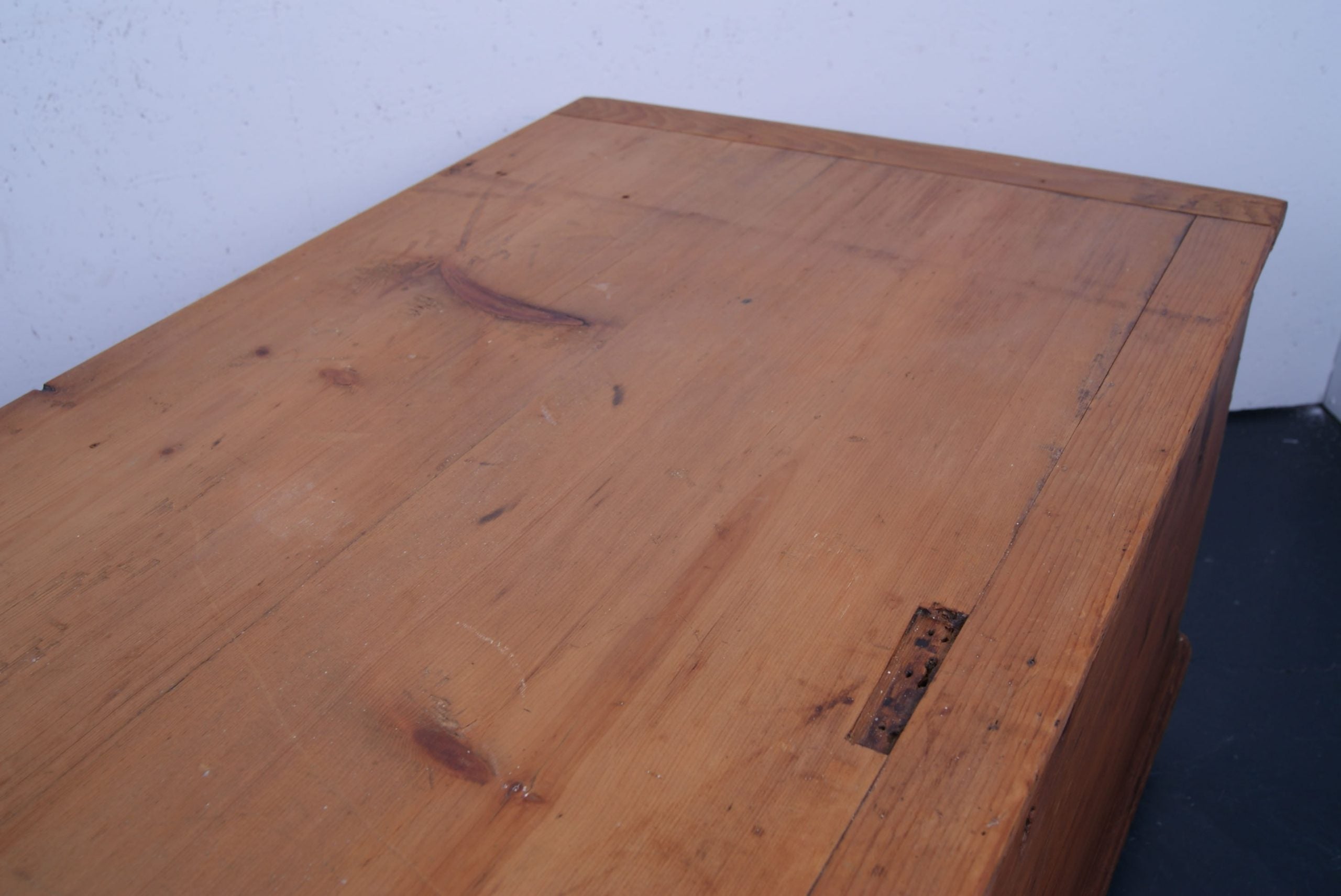 Children's Large Wooden Storage Chest on Castors