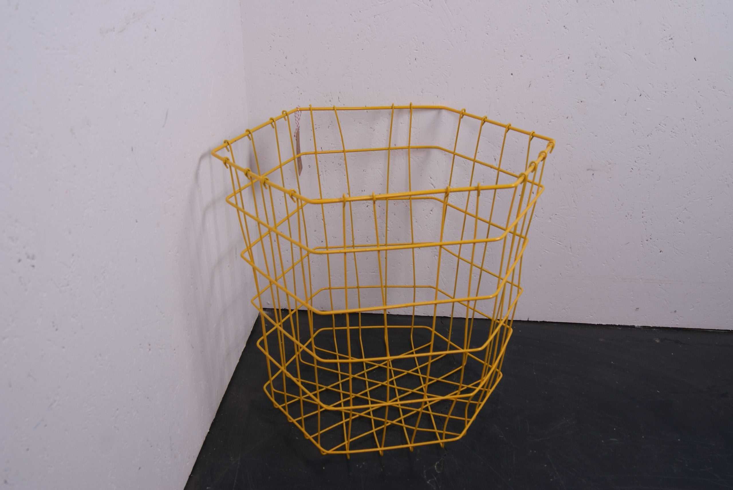 Children's Large Yellow Hexagonal Storage Basket