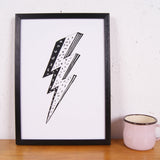 Children's Lightening Bolt Print by Little Print Shop