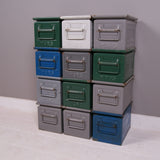 Children's Off White Metal Mars Storage Crates/boxes