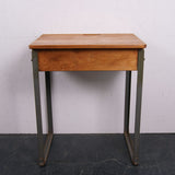 Children's Single Desk with Lift up Lid and Metal Frame