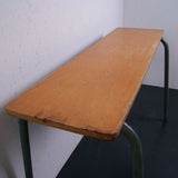 Children's Green Metal Legged Table