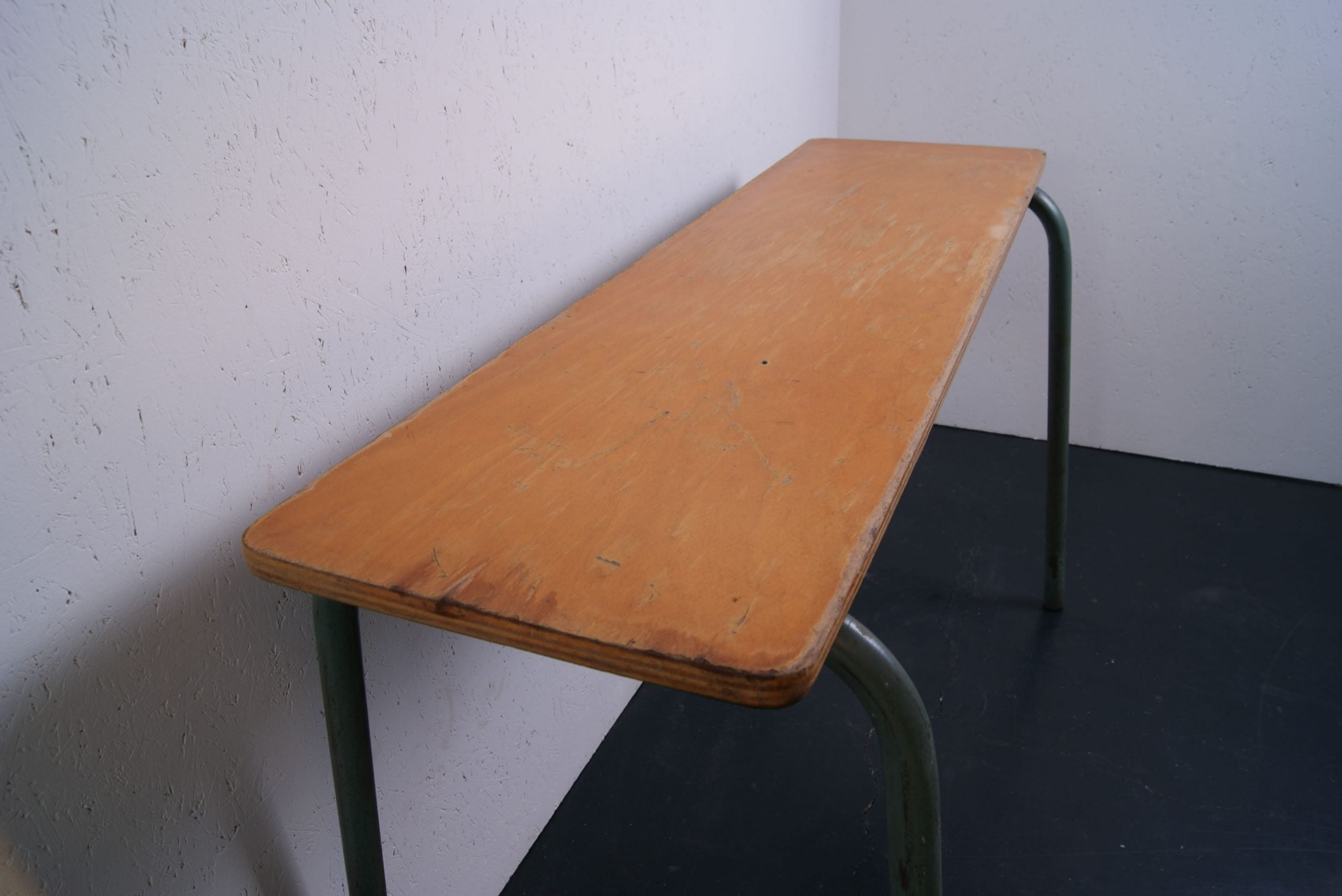 Children's Green Metal Legged Table