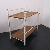 Children's Metal Framed Storage Unit with Wooden Shelves
