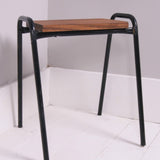 Children's Vintage Metal Legged Stackable Stools/Bedside Table