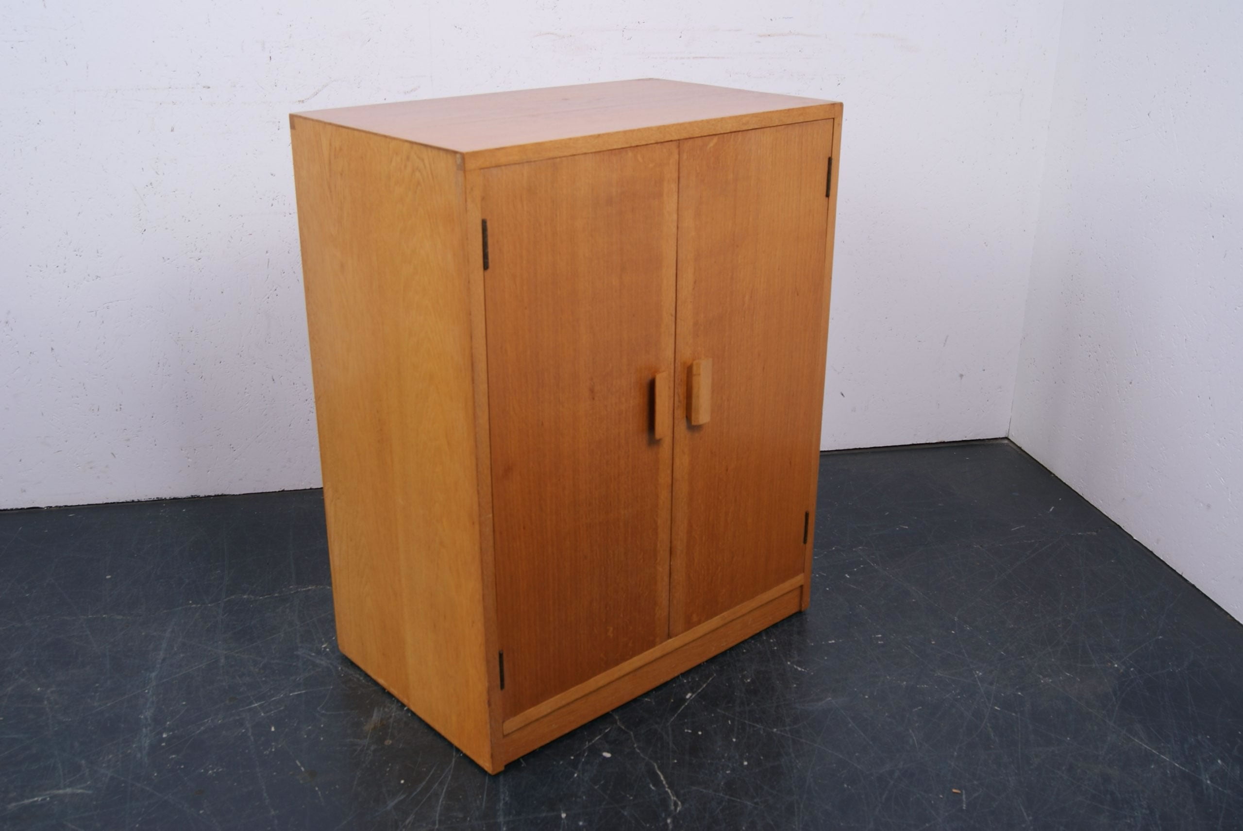 Children's Oak Storage Cabinet