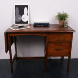 Children's Oak Desk with Pull Out Leaf