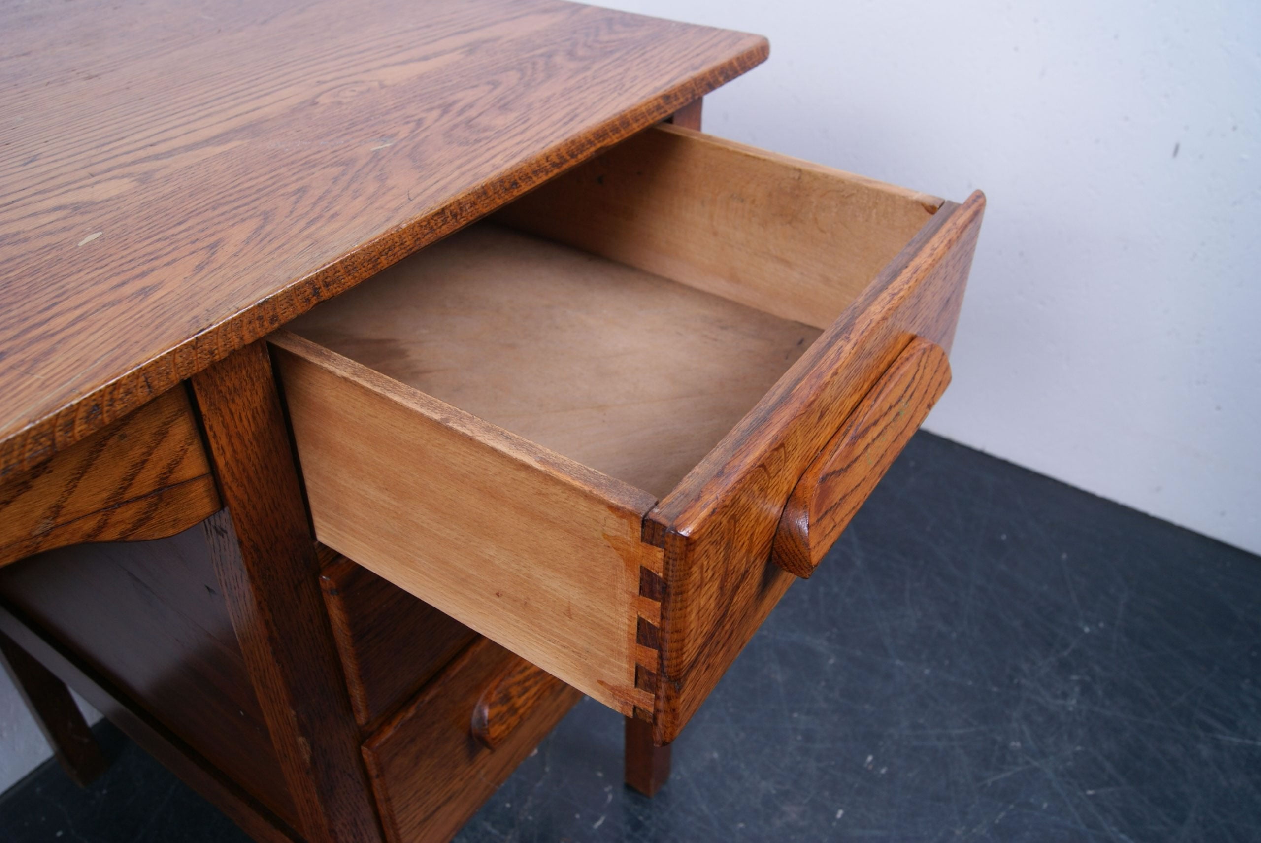 Children's Oak Teachers Desk