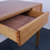 Children's Oak Wooden Desk with Single Pull Drawer