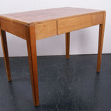 Children's Oak Wooden Desk with Single Pull Drawer