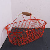 Children's Orange Wire Egg Storage Basket