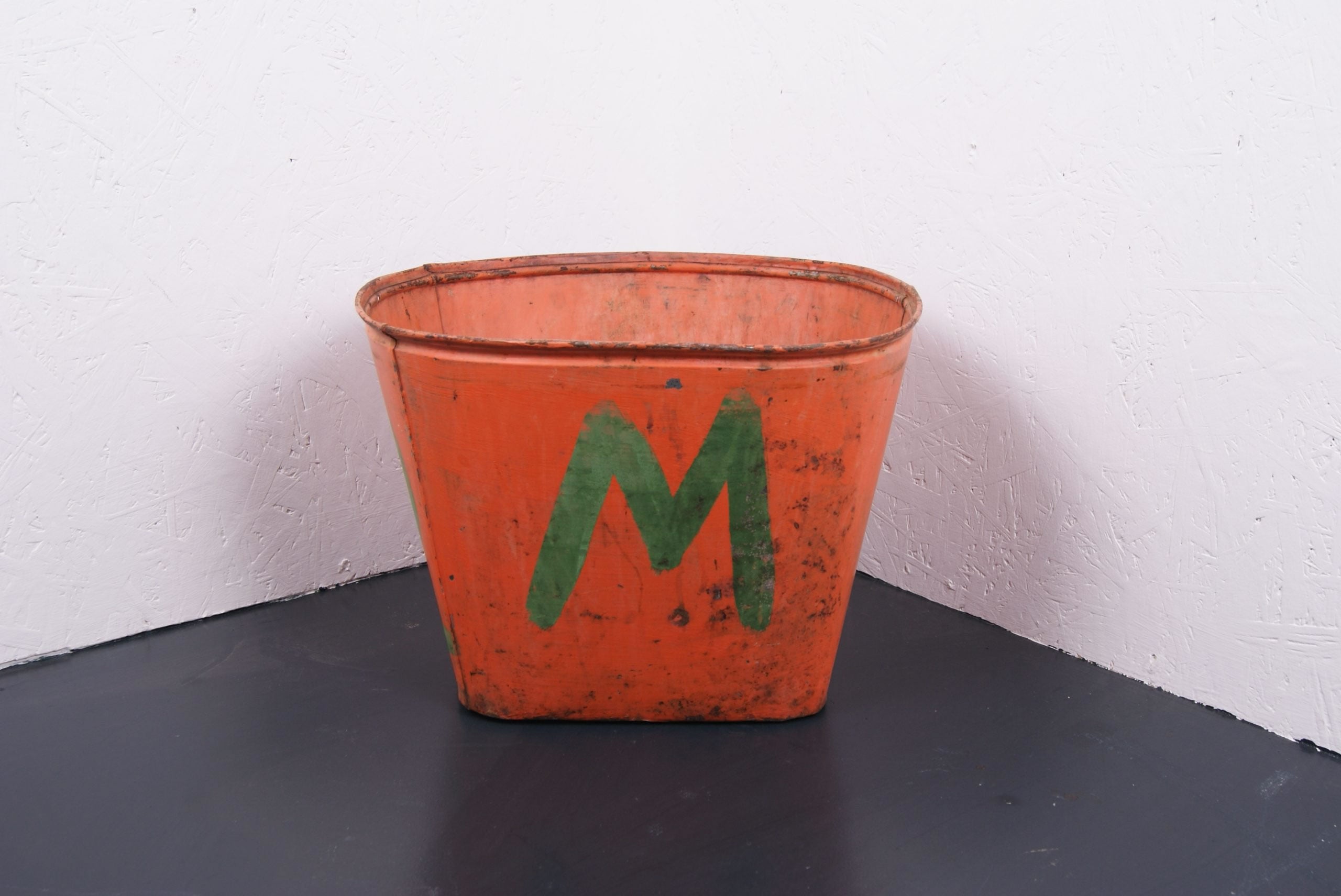 Children's Orange Metal Storage from Portugal