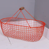 Children's Orange Wire Basket