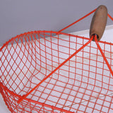 Children's Orange Wire Basket