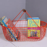 Children's Orange Wire Basket