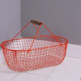 Children's Orange Wire Basket