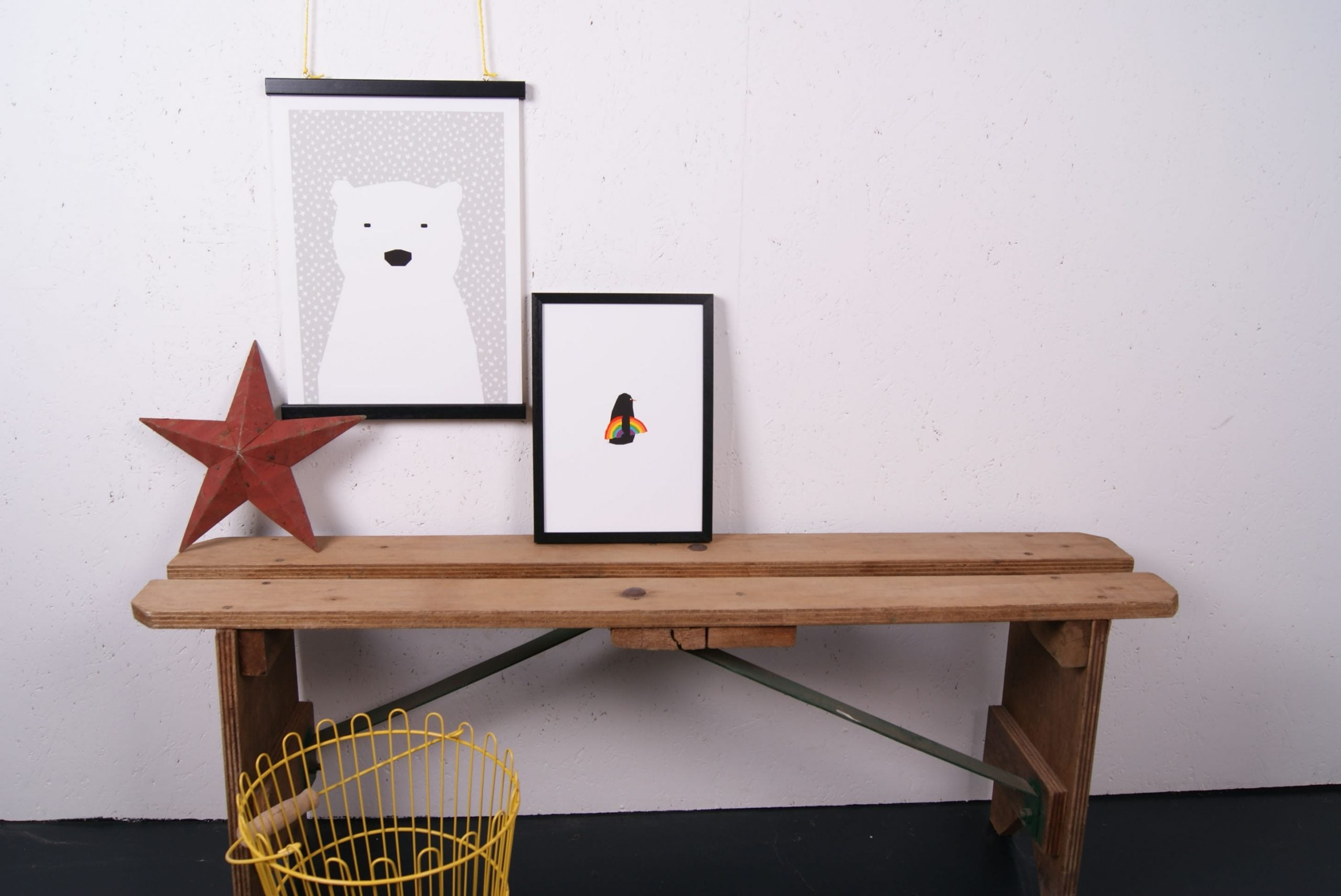 Children's Rainbow Catcher Print by Ingrid Petrite