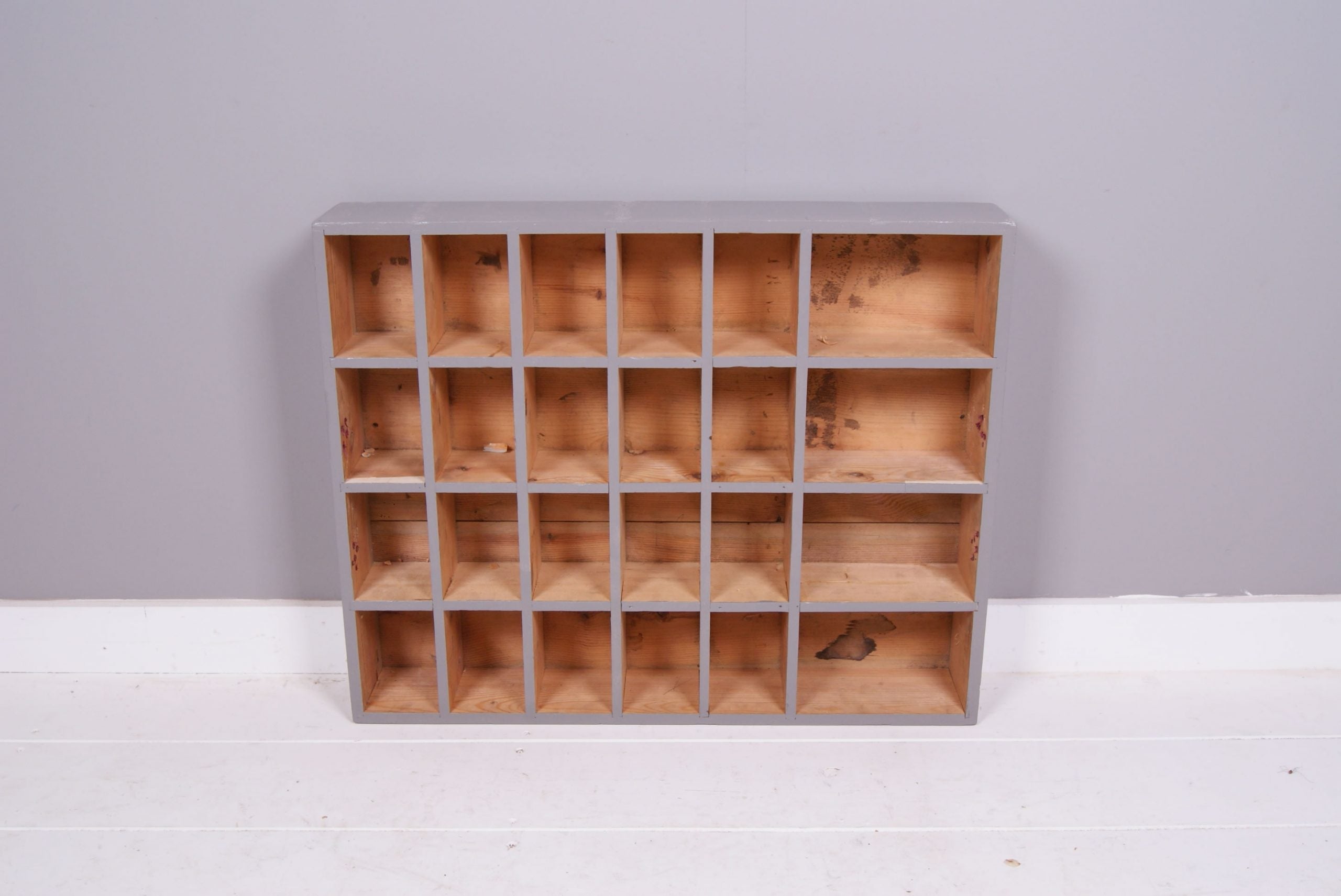 Children's Vintage Wooden Pigeon Hole Storage Unit