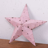 Children's Pink 12 inch Amish Tin Barn Star