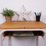 Children's Customised French Metal Legged Desk with Shelf