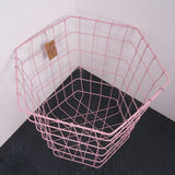 Children's Large Pink Hexagonal Storage Basket
