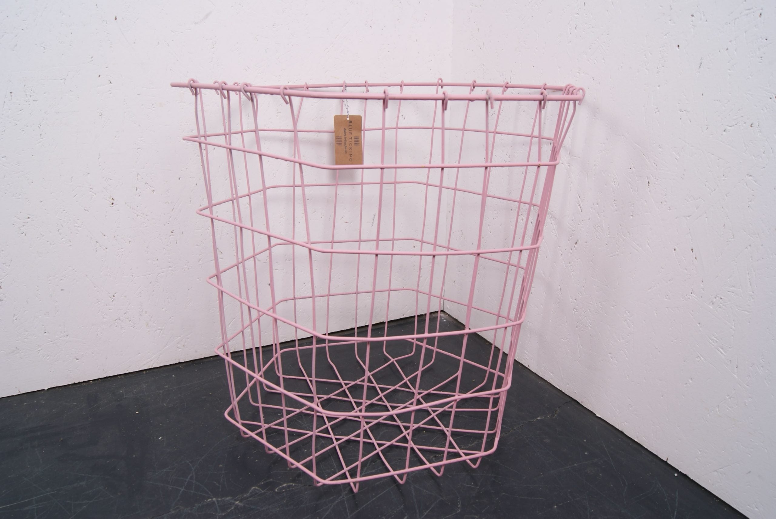 Children's Large Pink Hexagonal Storage Basket