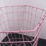 Children's Large Pink Hexagonal Storage Basket