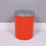 Children's Vintage Red Aluminium Storage Tin
