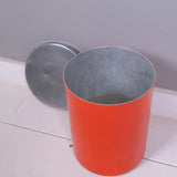 Children's Vintage Red Aluminium Storage Tin
