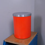 Children's Vintage Red Aluminium Storage Tin