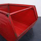 Children's Large Red Metal MARS Stackable Storage Crates