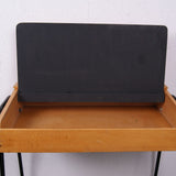 Children's Single School Desk with Red Lift up Lid and Chalkboard