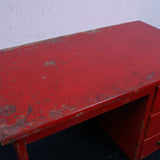 Children's Small Red Wooden Desk