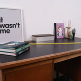 Oak Veneered Double Desk with Storage from Antwerp
