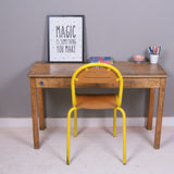 Children's Vintage Double School Desk with Chalkboard Lids