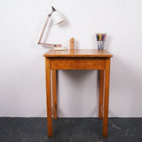 Single Wooden School Desk with Lift up Lid