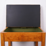 Single Wooden School Desk with Lift up Lid
